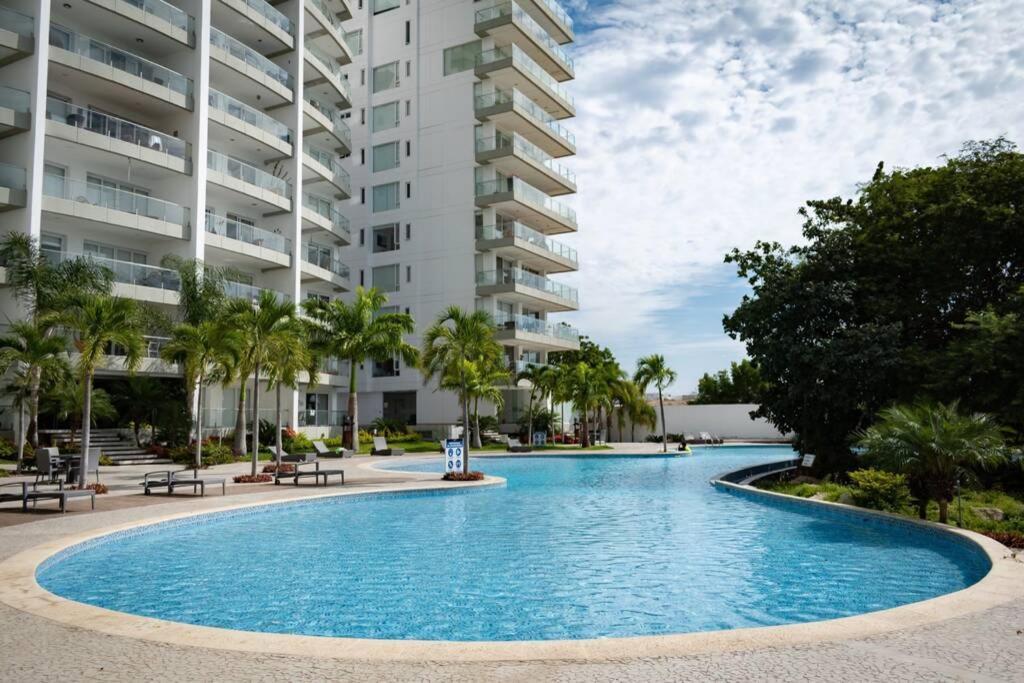 مانتا M3 Lujoso Y Comodo Departamento Con Playa 2 Piscinas Cancha De Tenis Jacuzzi Seguridad 24 Horas المظهر الخارجي الصورة