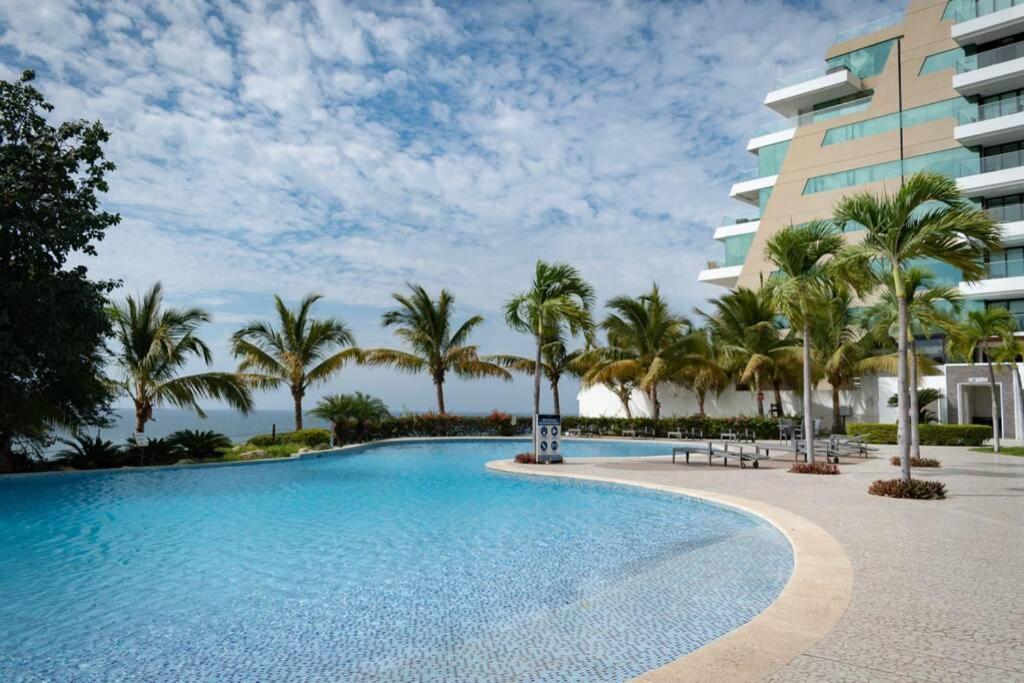 مانتا M3 Lujoso Y Comodo Departamento Con Playa 2 Piscinas Cancha De Tenis Jacuzzi Seguridad 24 Horas المظهر الخارجي الصورة