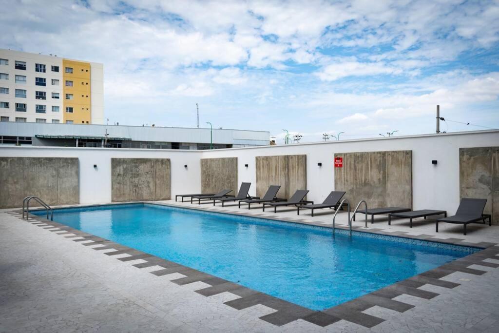 مانتا M3 Lujoso Y Comodo Departamento Con Playa 2 Piscinas Cancha De Tenis Jacuzzi Seguridad 24 Horas المظهر الخارجي الصورة